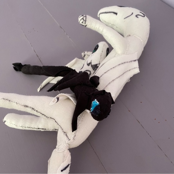 (3) DRAGONS Plush LIGHTFURY, POUNCER, and NIGHTFURY Handmade COLLECTIBLES - Picture 4 of 16